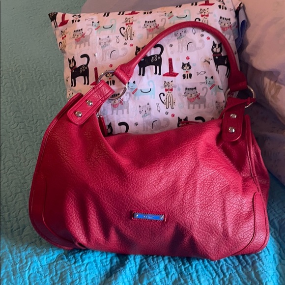 Nine West Handbags - Nine West large red bag.  Beautiful bag
